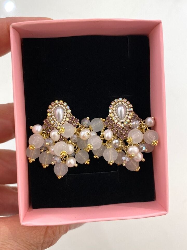 Pearly Sparkle Küpe