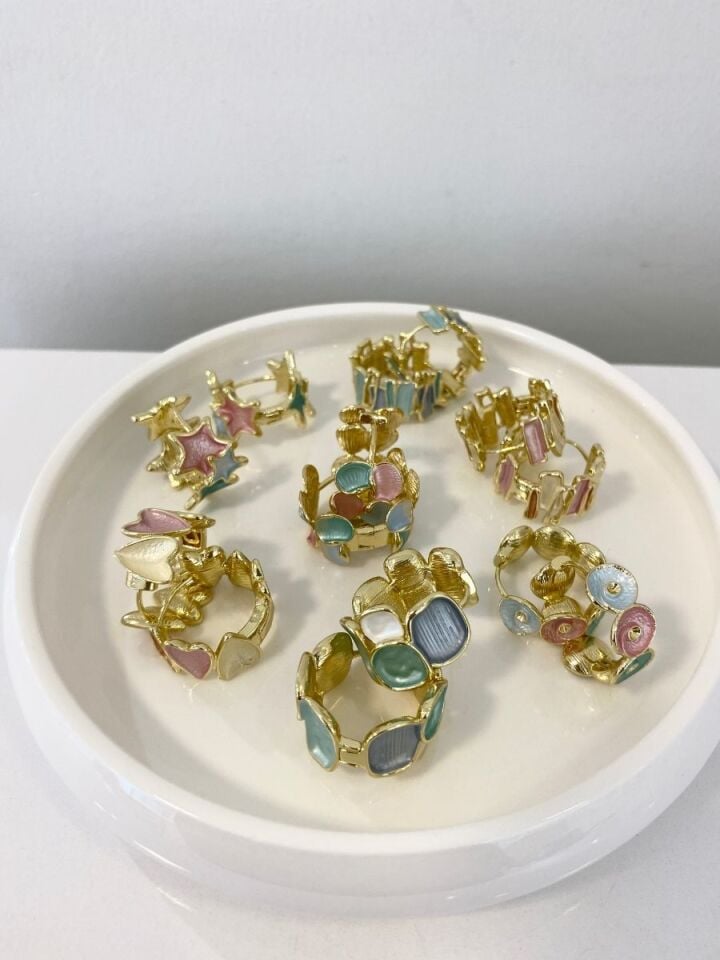 Mineli Soft Halka Küpe