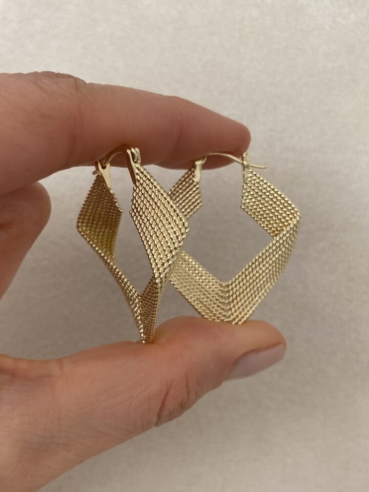 Midyat İşçilik Etnik Halka Küpe