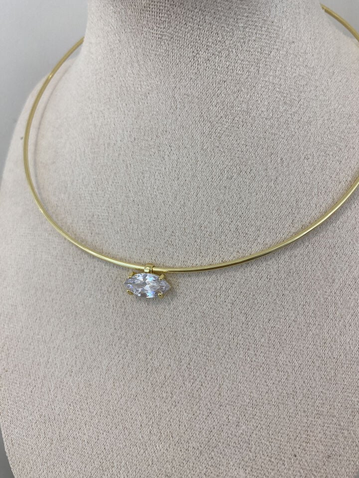 “Hailey” Markiz Kesim Tasma Kolye