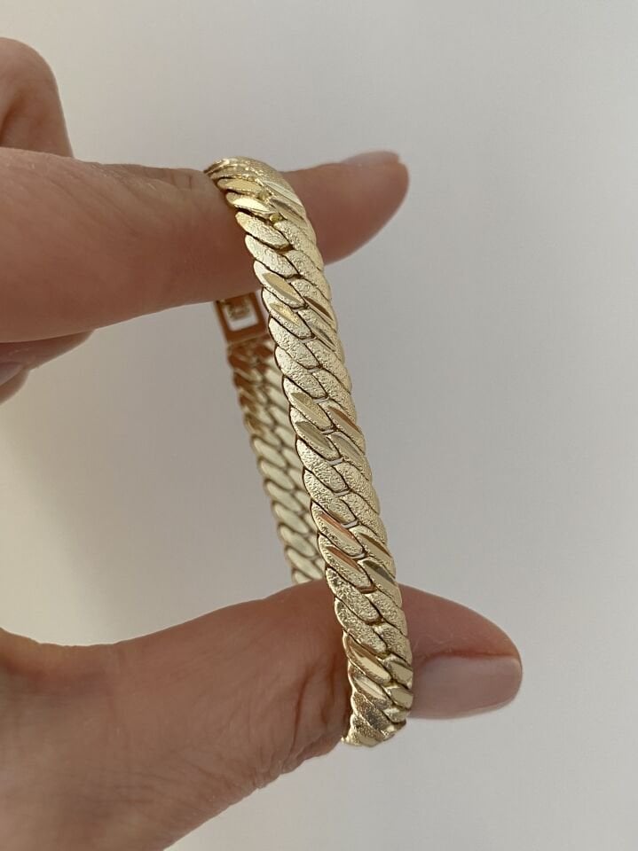 Lazer Kesim Dokulu Gurmet Bileklik (18cm)