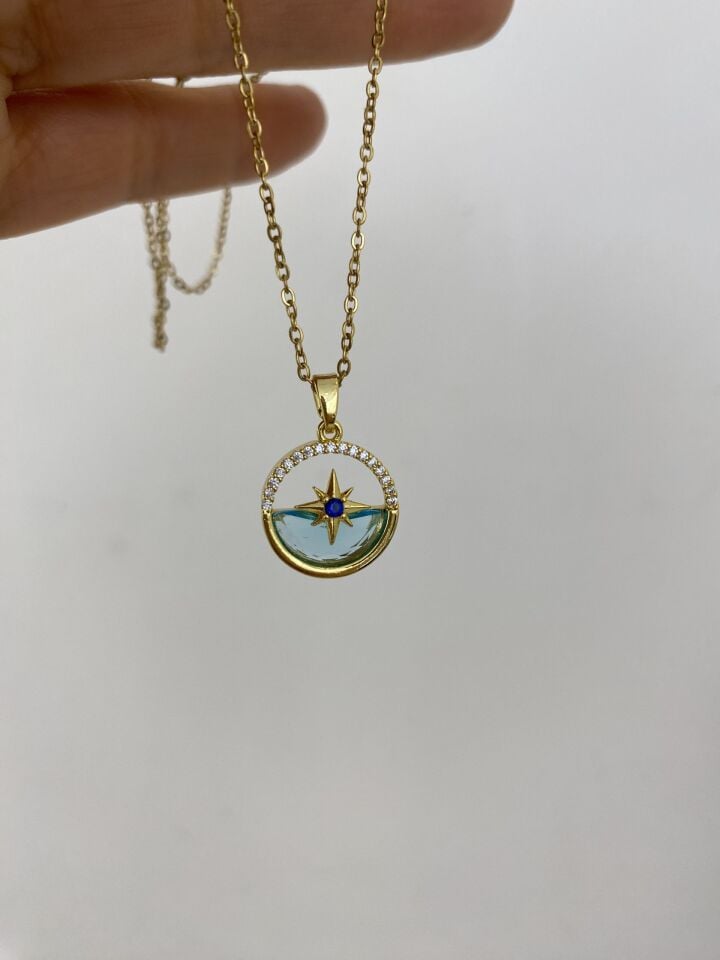 Kutup Yıldızlı Deniz Kolye