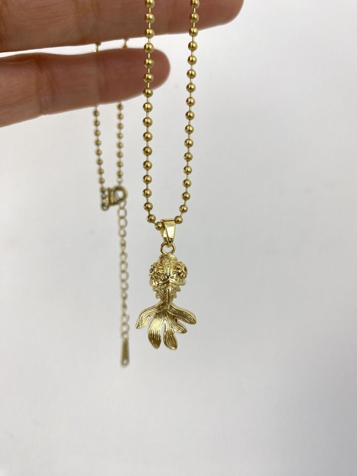 Hareketli Üç Boyutlu Balık Kolye