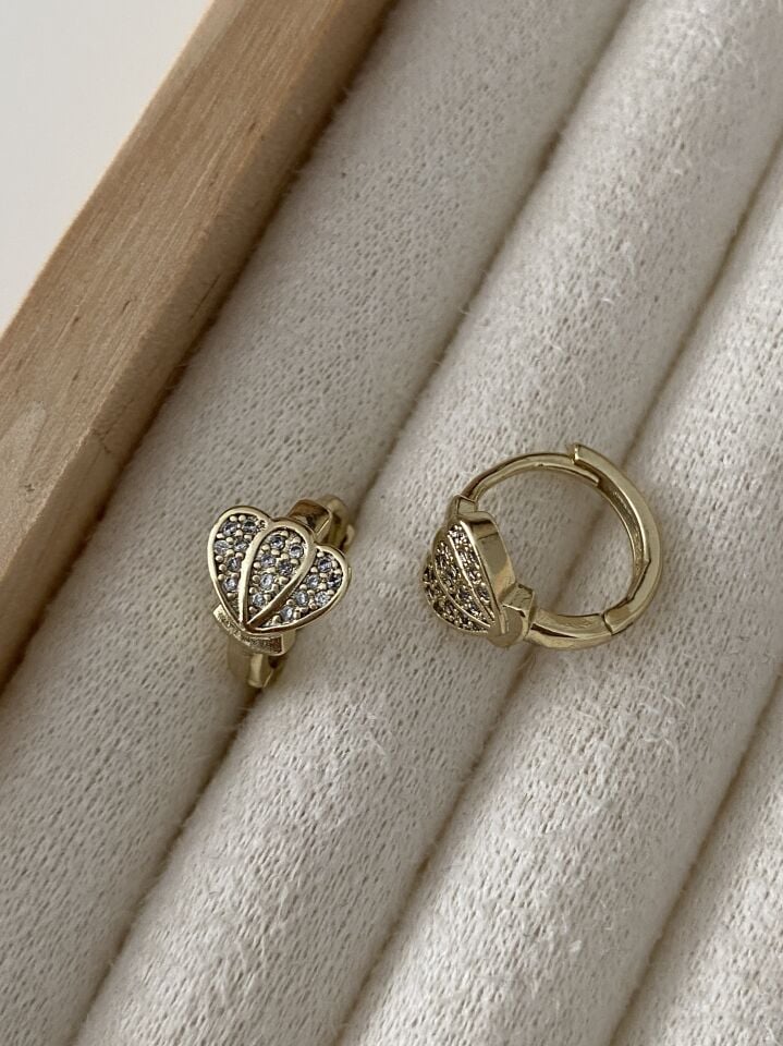 ''Özel Seri'' Çocuk Kelebek Kanadı Halka Küpe (1cm iç çap)