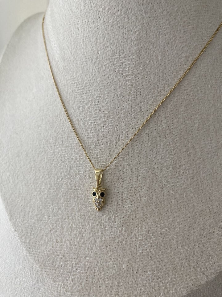 ''Özel Seri'' Baby Baykuş Kolye (45cm)