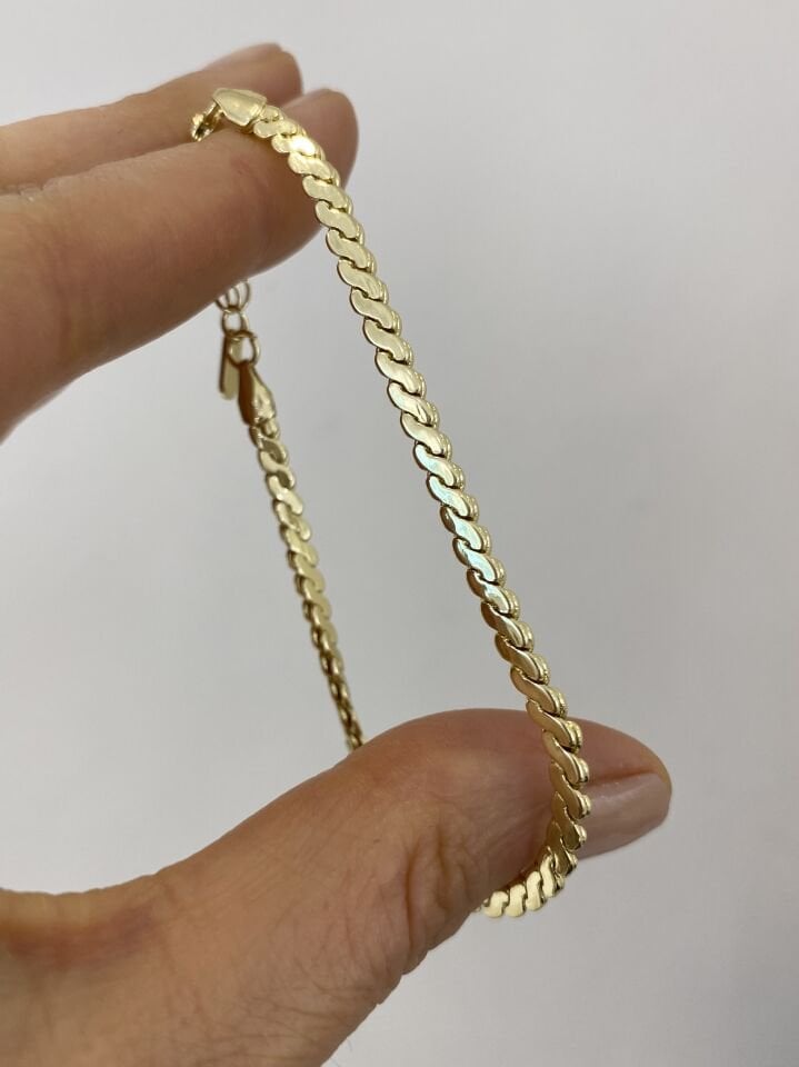 S Model Bileklik (17cm+ek)