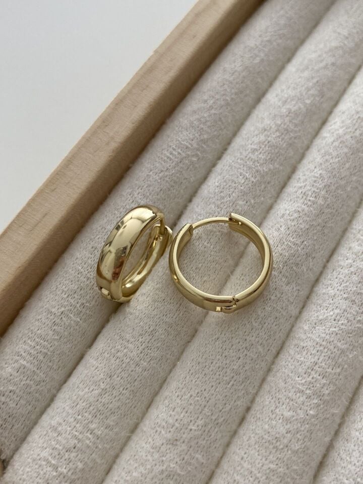 Özel Seri Basic Halka Küpe (İç çapı:1,5 cm)