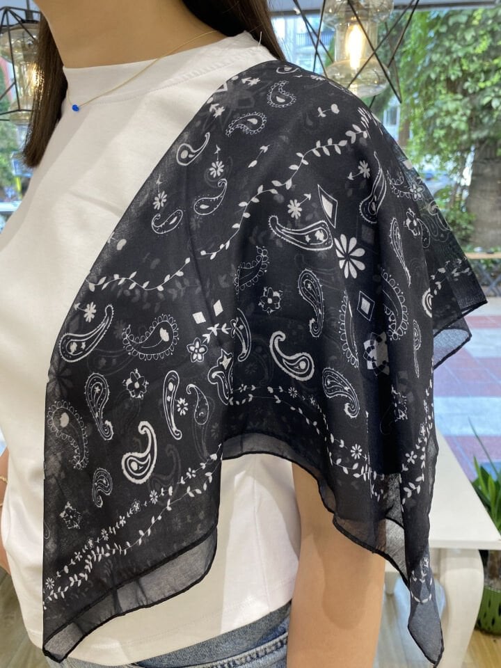55*55 Pamuk Dokulu Bandana Fular