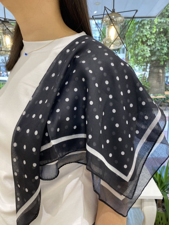 55*55 Pamuk Dokulu Bandana Fular