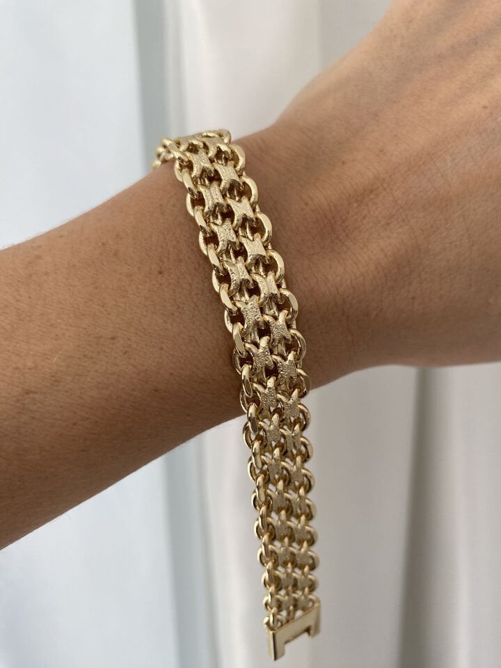 ''Özel Seri'' Lazer Kesim Kalın Hasır Bileklik