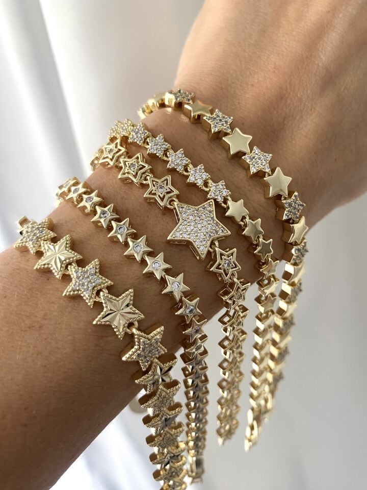 Altın Kaplama Big Star Bileklik