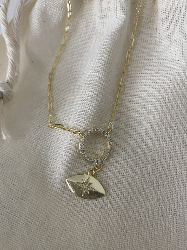 Göz Figür Spor Zincir Kolye