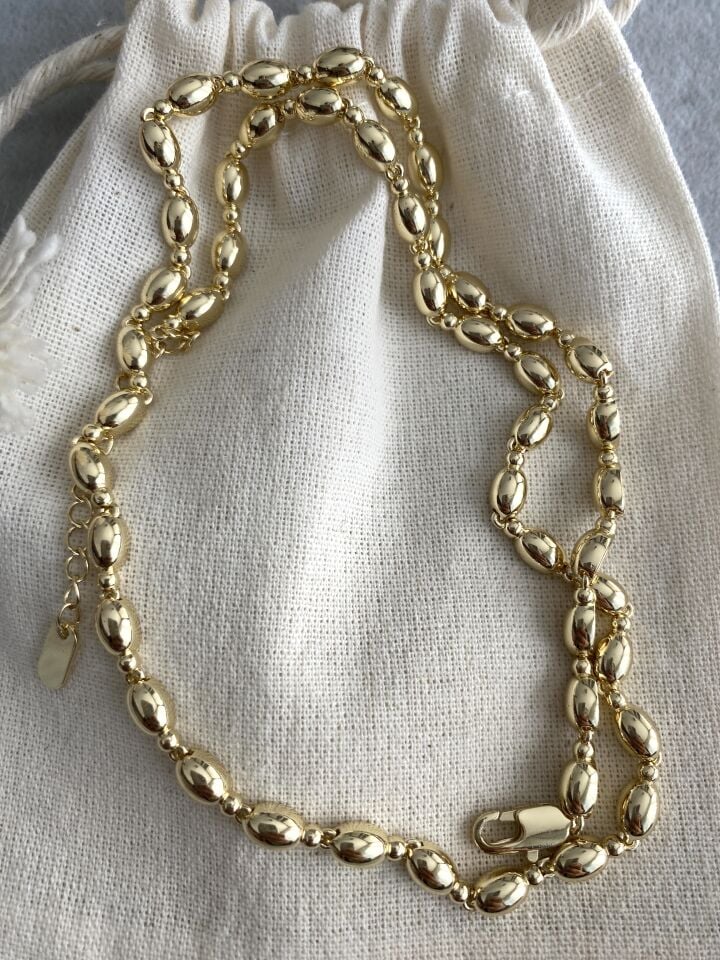 Tam Tur Arpa Kolye (45cm)