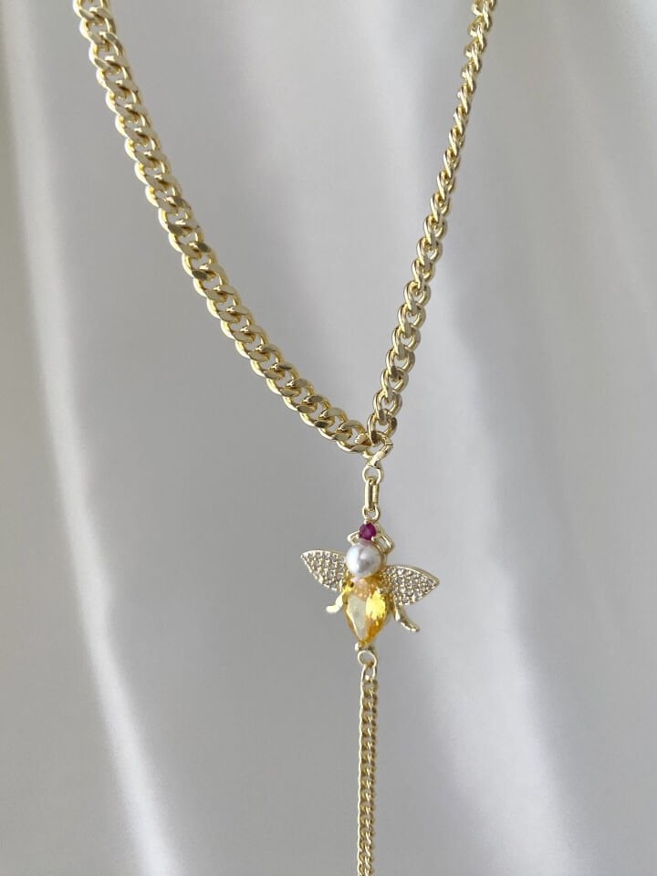 Choker Arı Kolye (36cm+ek)