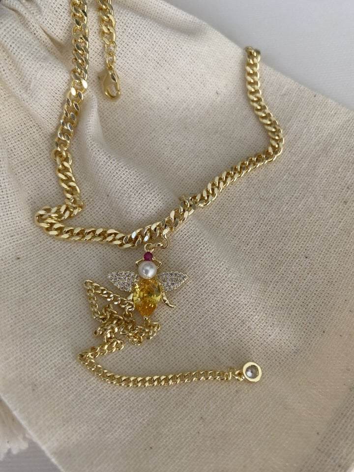 Choker Arı Kolye (36cm+ek)