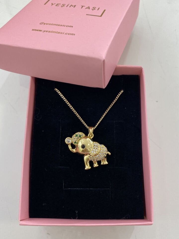 Yılbaşı Fil Kolye