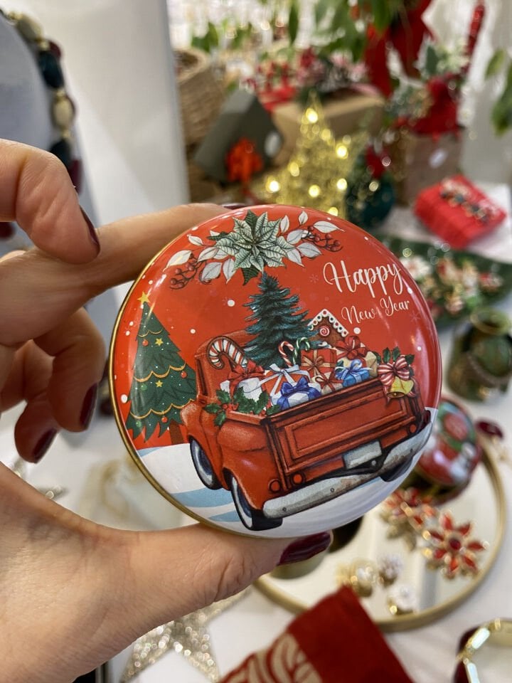 Yılbaşı Konsept Mumlu Kutu