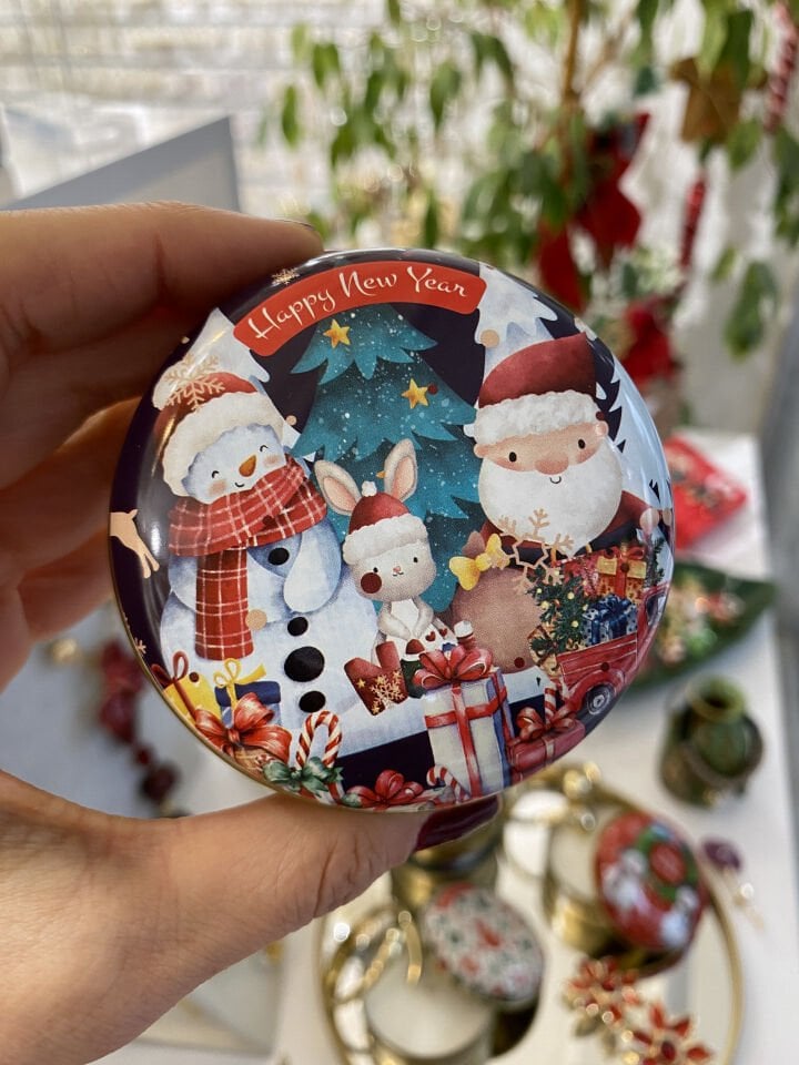 Yılbaşı Konsept Mumlu Kutu