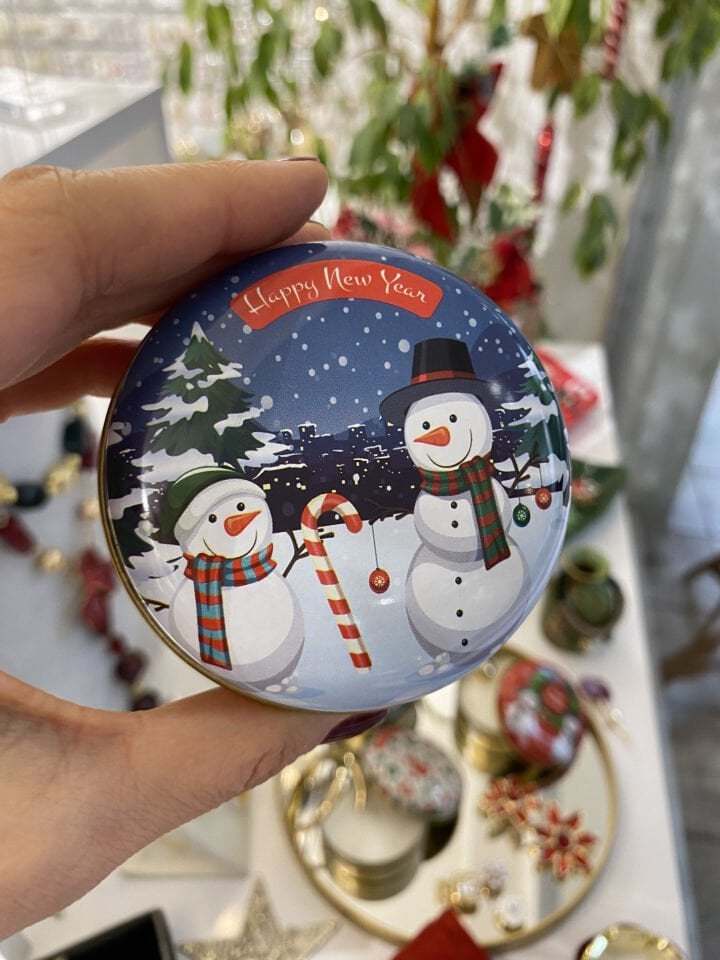 Yılbaşı Konsept Mumlu Kutu