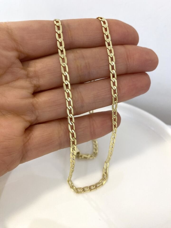 “Özel Seri” Lazer Kesim İnce Gurmet Zincir “45cm”