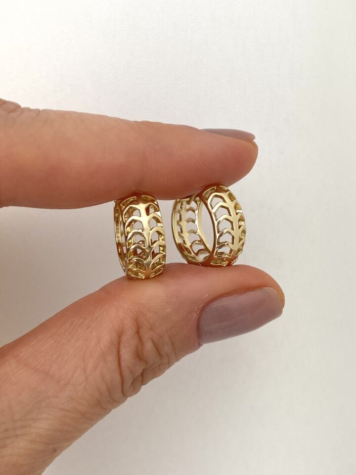 “Özel Seri” Dantel Halka Küpe