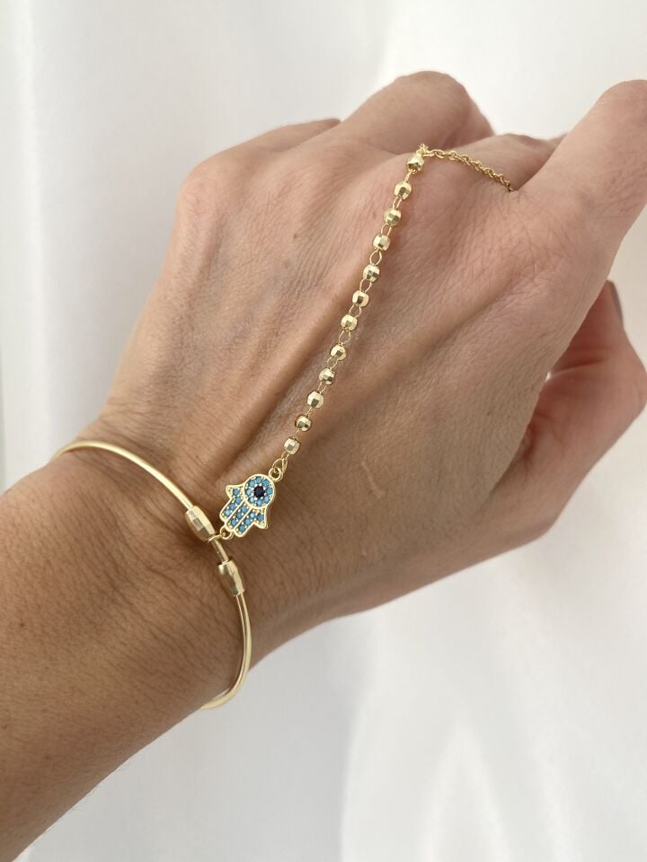 Mavi Nazar Detay Kelepçe Şahmeran