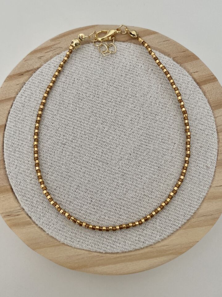 Bakır Renk Miyuki Halhal (23cm+ek)