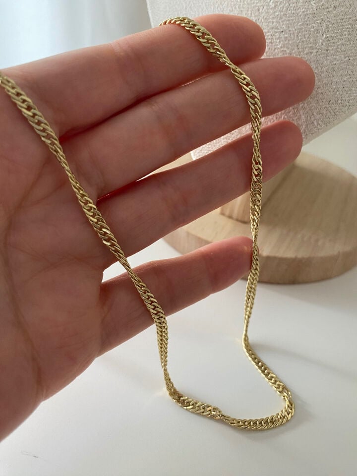 Özel Seri Burgu Gurmet Zincir Kolye 60cm