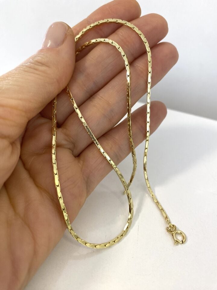 Minimal İnce Spor Zincir “45cm”