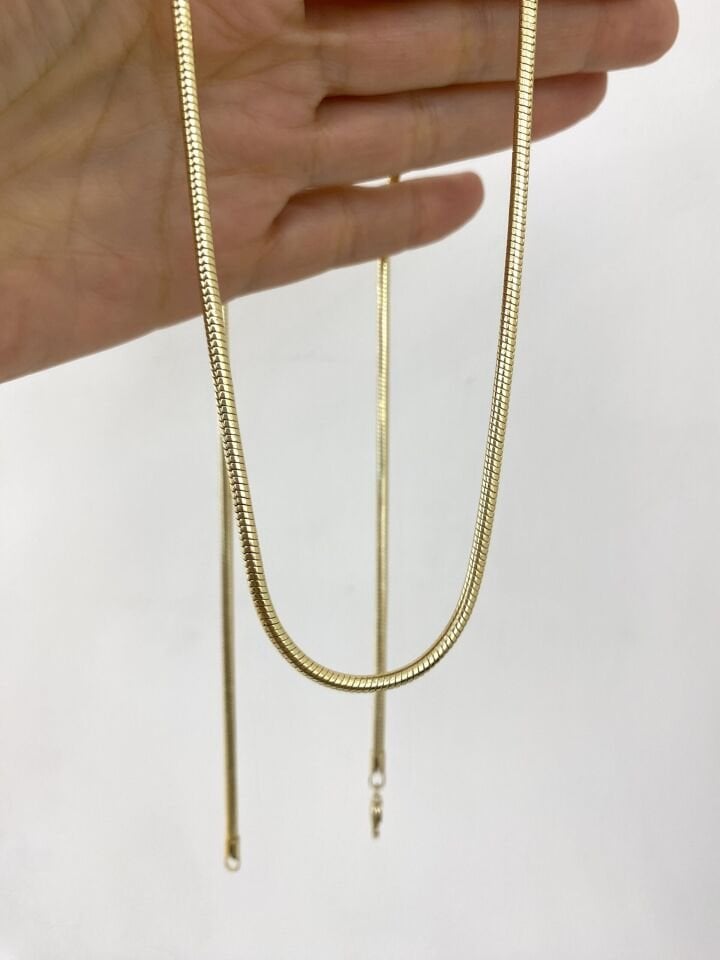 “Özel Seri” İtalyan Balıksırtı Zincir “60cm”