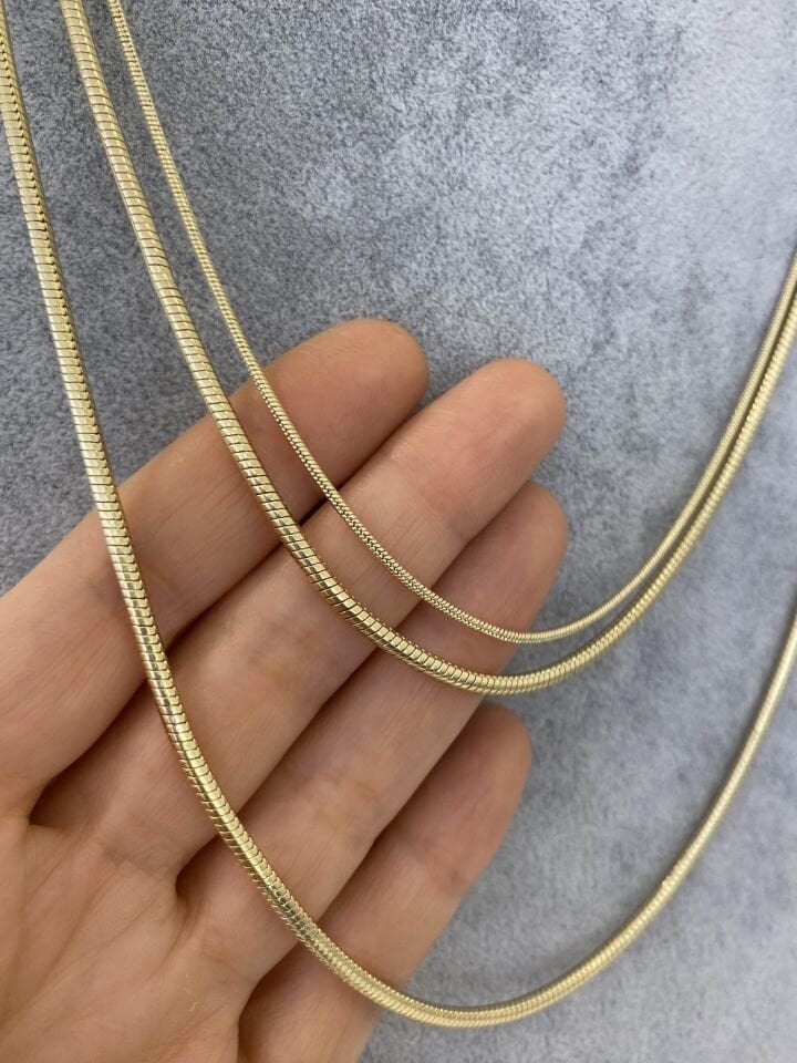 “Özel Seri” İtalyan Balıksırtı Zincir “70cm”