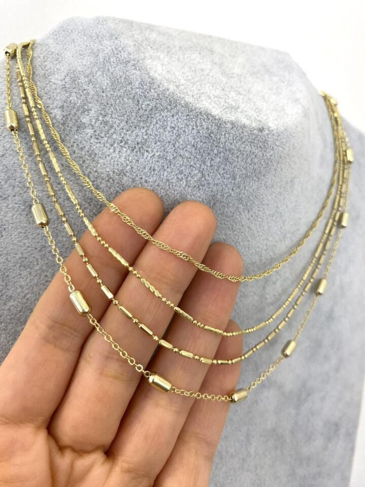 Minimal İnce Dorika Zincir ''45cm''