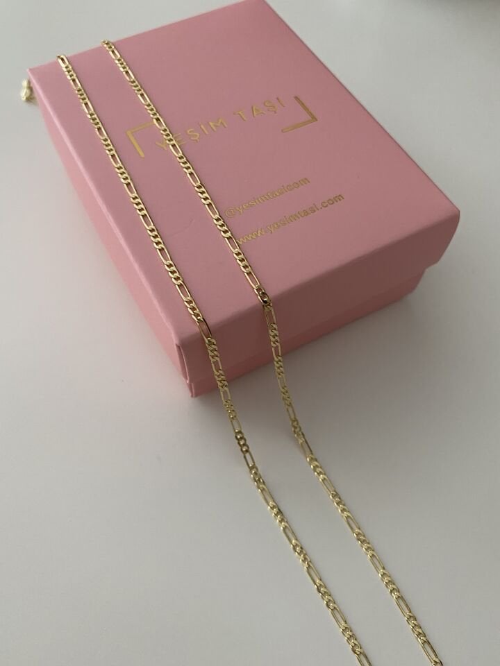 İnce Figaro Zincir ''55cm''