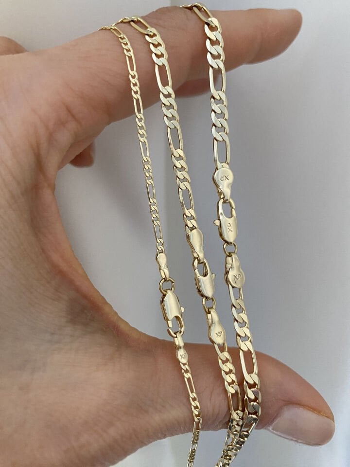 Kalın Figaro Zincir ''45cm''