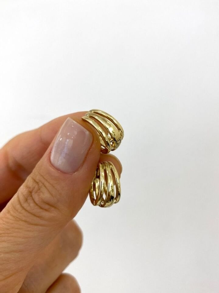 ''Özel Seri'' Minimal Halka Küpe