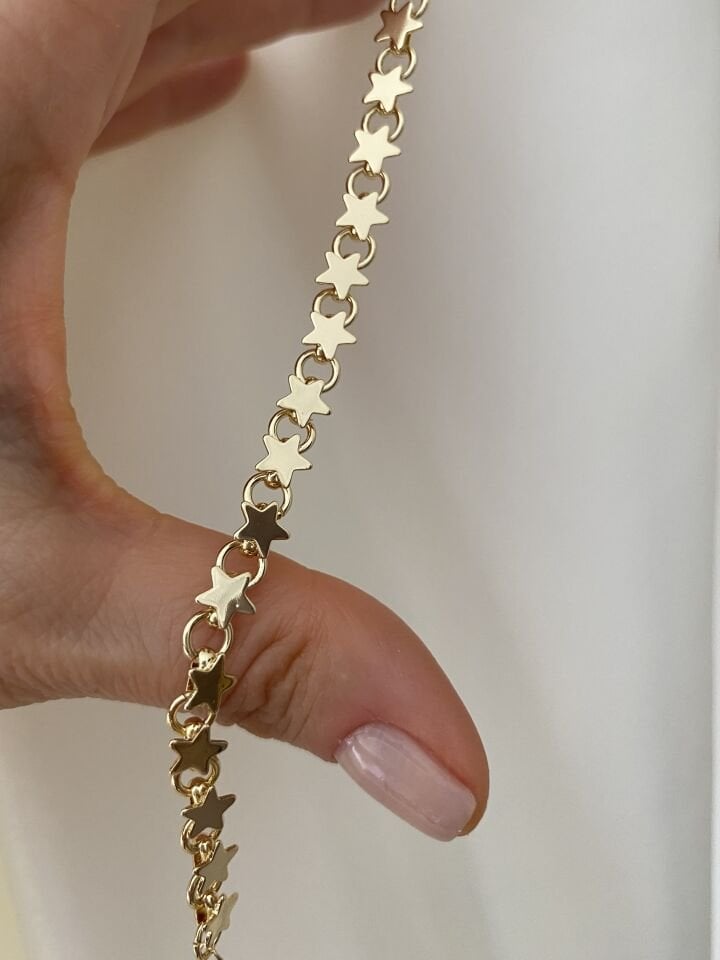 Sıralı Halkalı Yıldız Bileklik