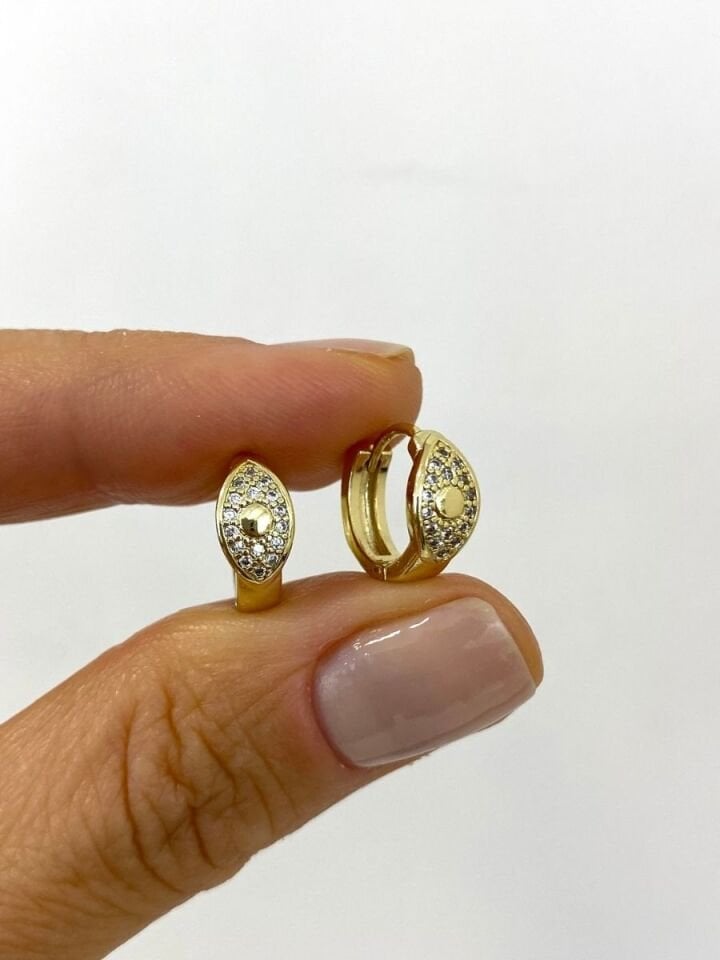 ''Özel Seri'' Göz Detay Halka Küpe