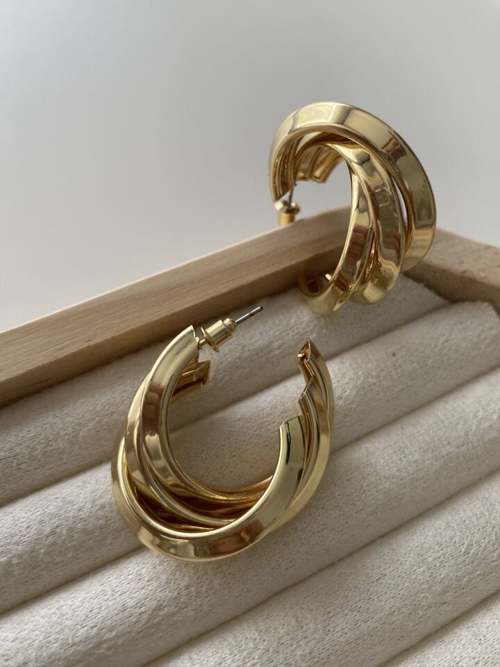 Çoklu Görünümlü Çapraz Boru Küpe