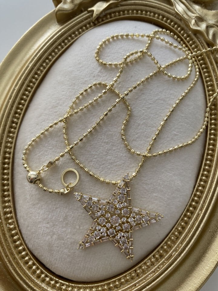 Asansörlü Big Star Kolye