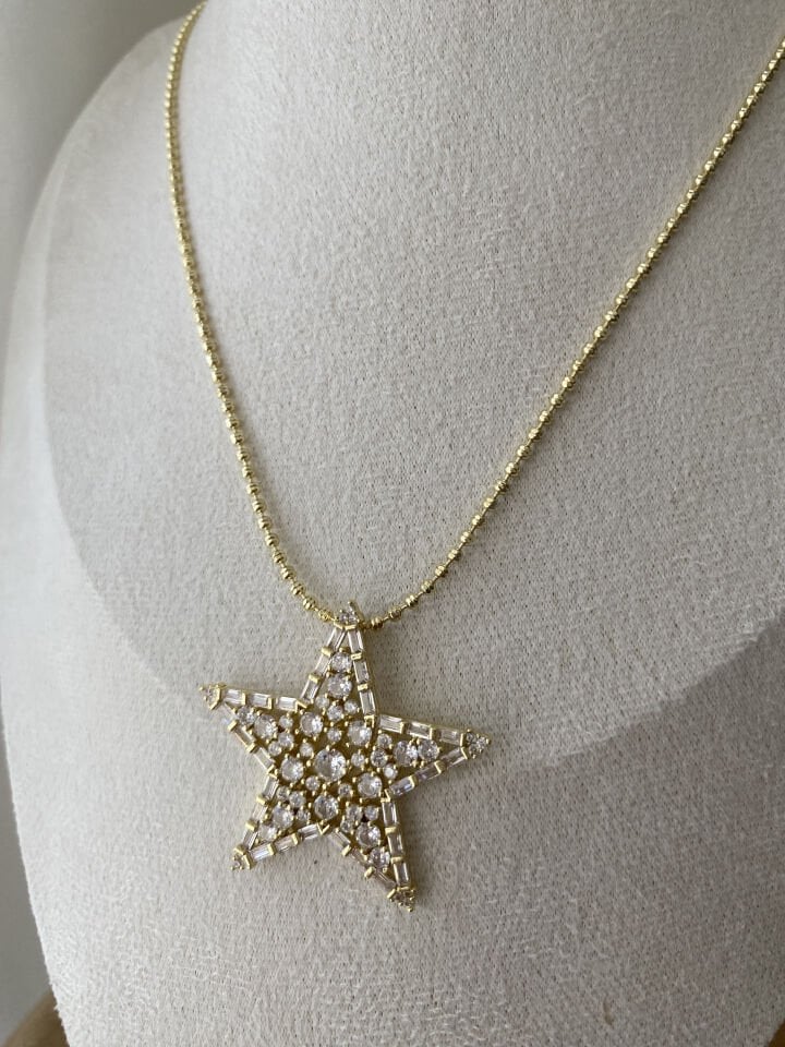 Asansörlü Big Star Kolye